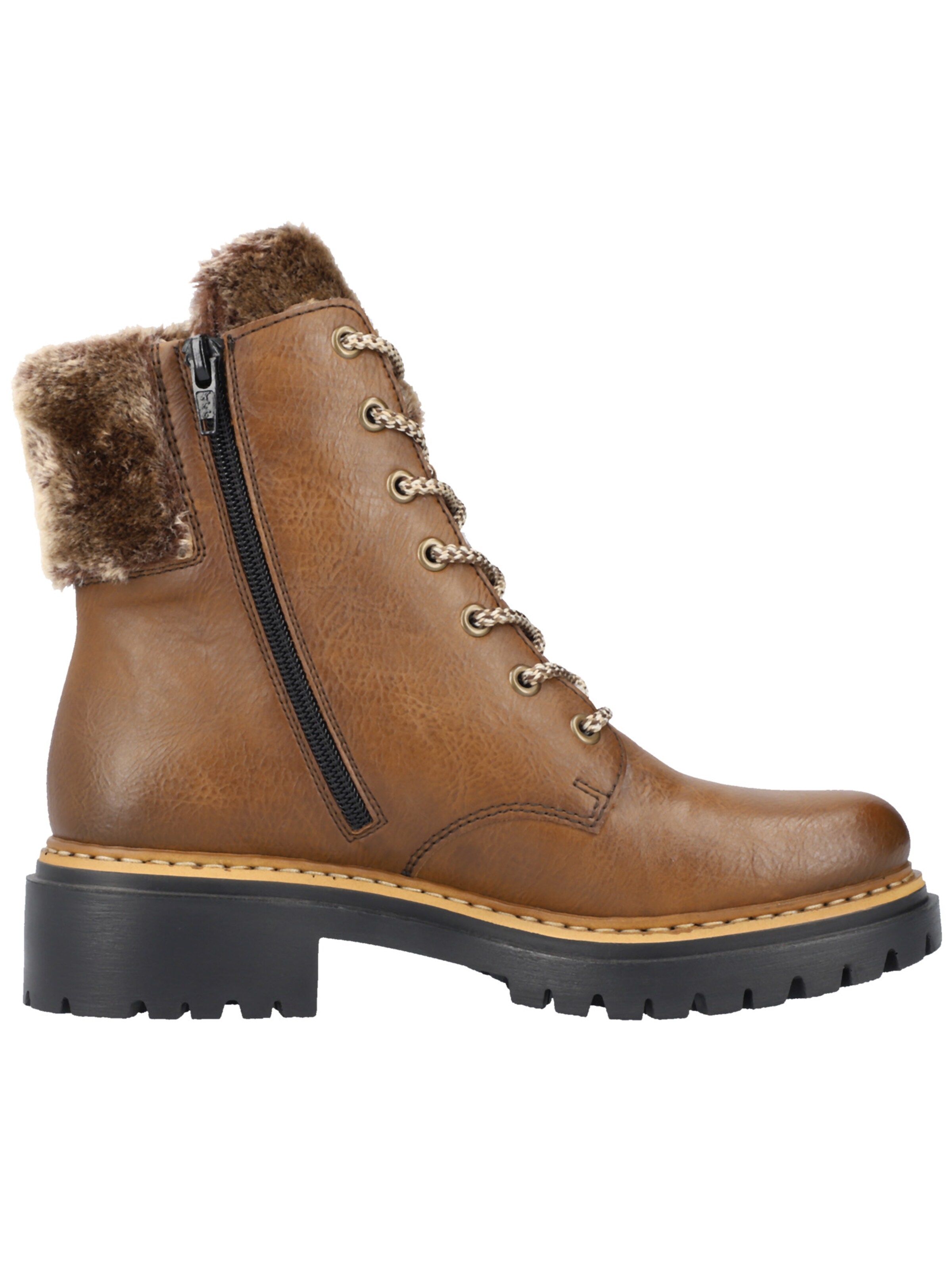 Rieker Lace-up bootie in Brown