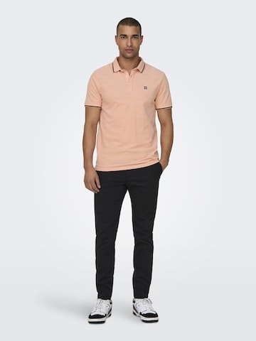 Only & Sons - Camiseta 'Fletcher' en naranja