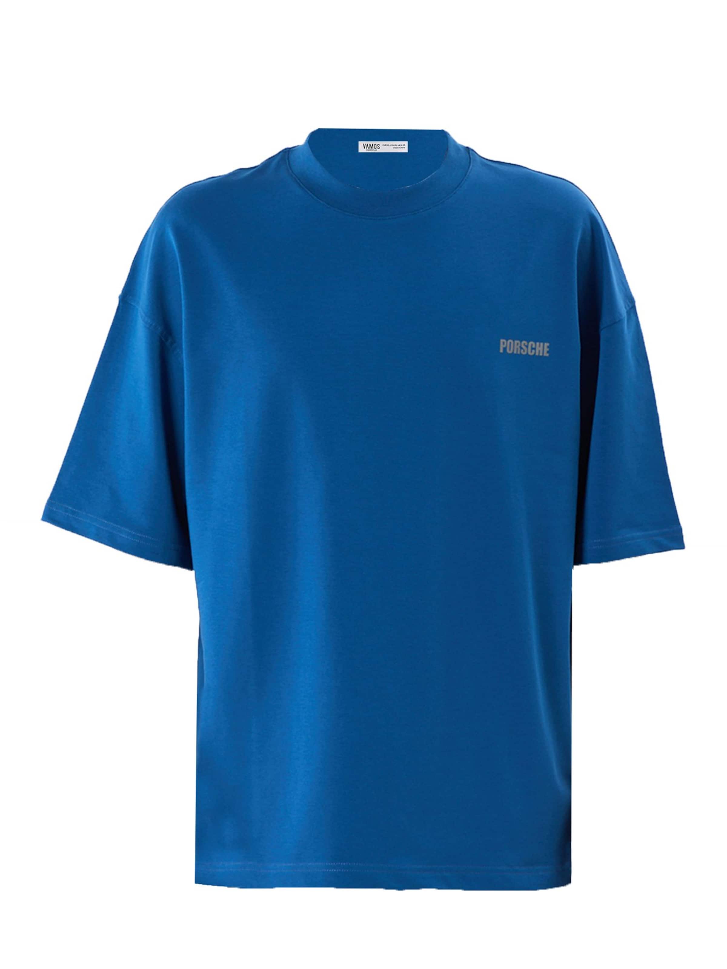 zils VAMOS CLO T-Krekls: no priekšpuses