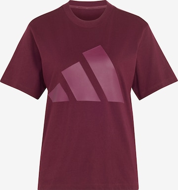 T-shirt fonctionnel 'Essentials' ADIDAS SPORTSWEAR en rouge : devant