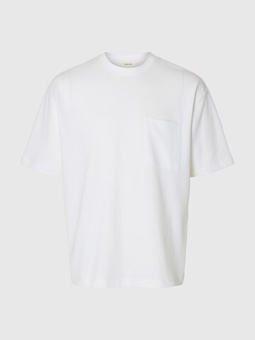 T-Shirt SELECTED en blanc