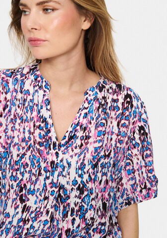 SAINT TROPEZ Bluse i blandingsfarvet