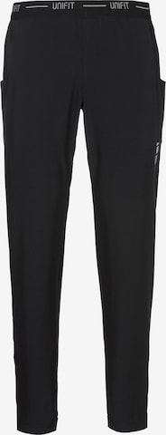 UNIFIT Regular Workout Pants in Black: front