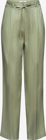 Pantaloni con piega frontale di ESPRIT in verde: frontale