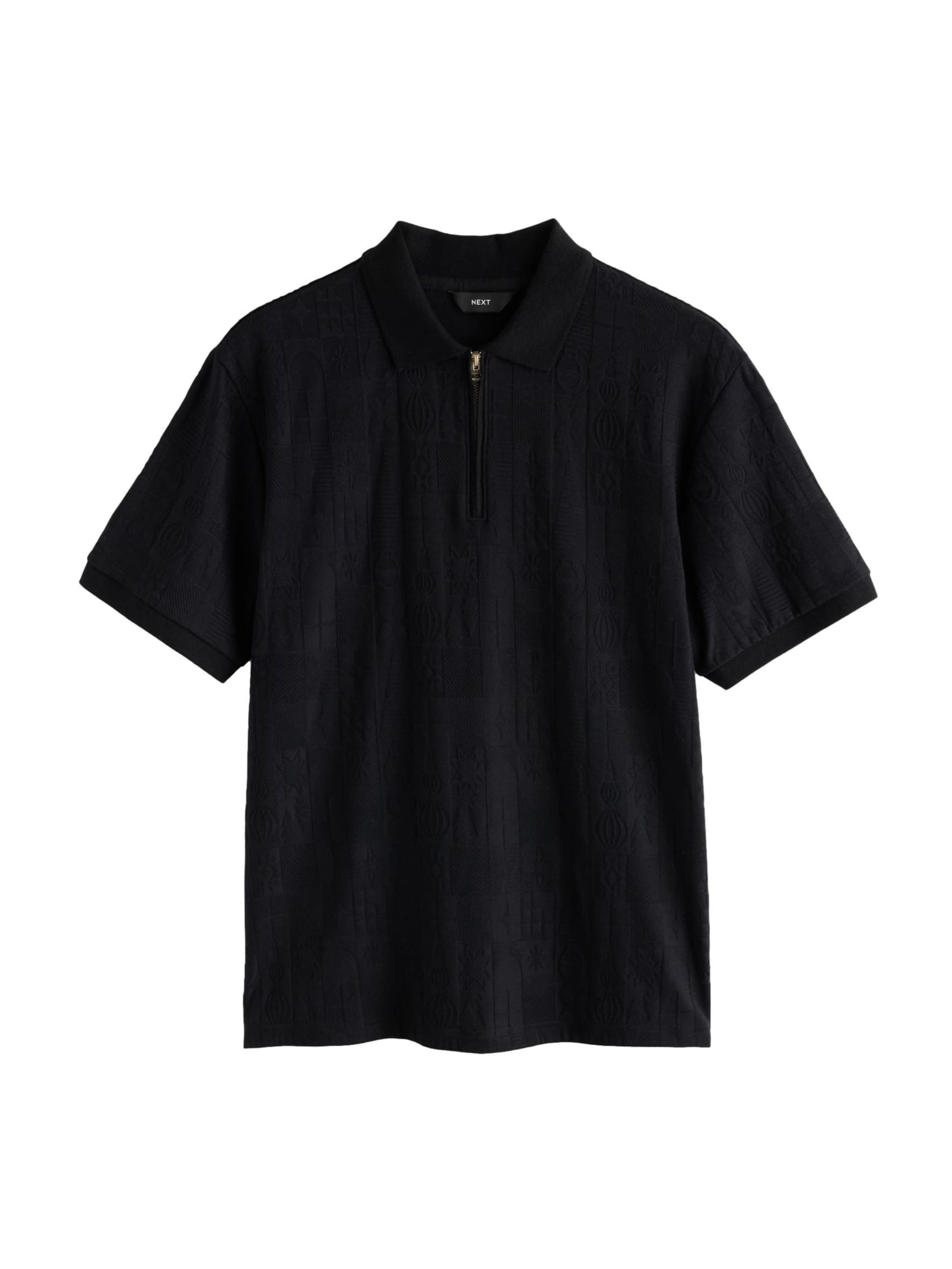 Next Shirt in Black: front