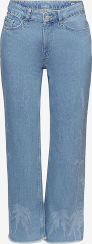 ESPRIT Slimfit Jeans in Blauw: voorkant