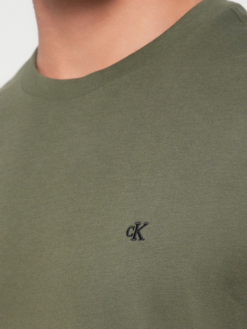 Calvin Klein Jeans Majica 'CLASSIC' | zelena barva