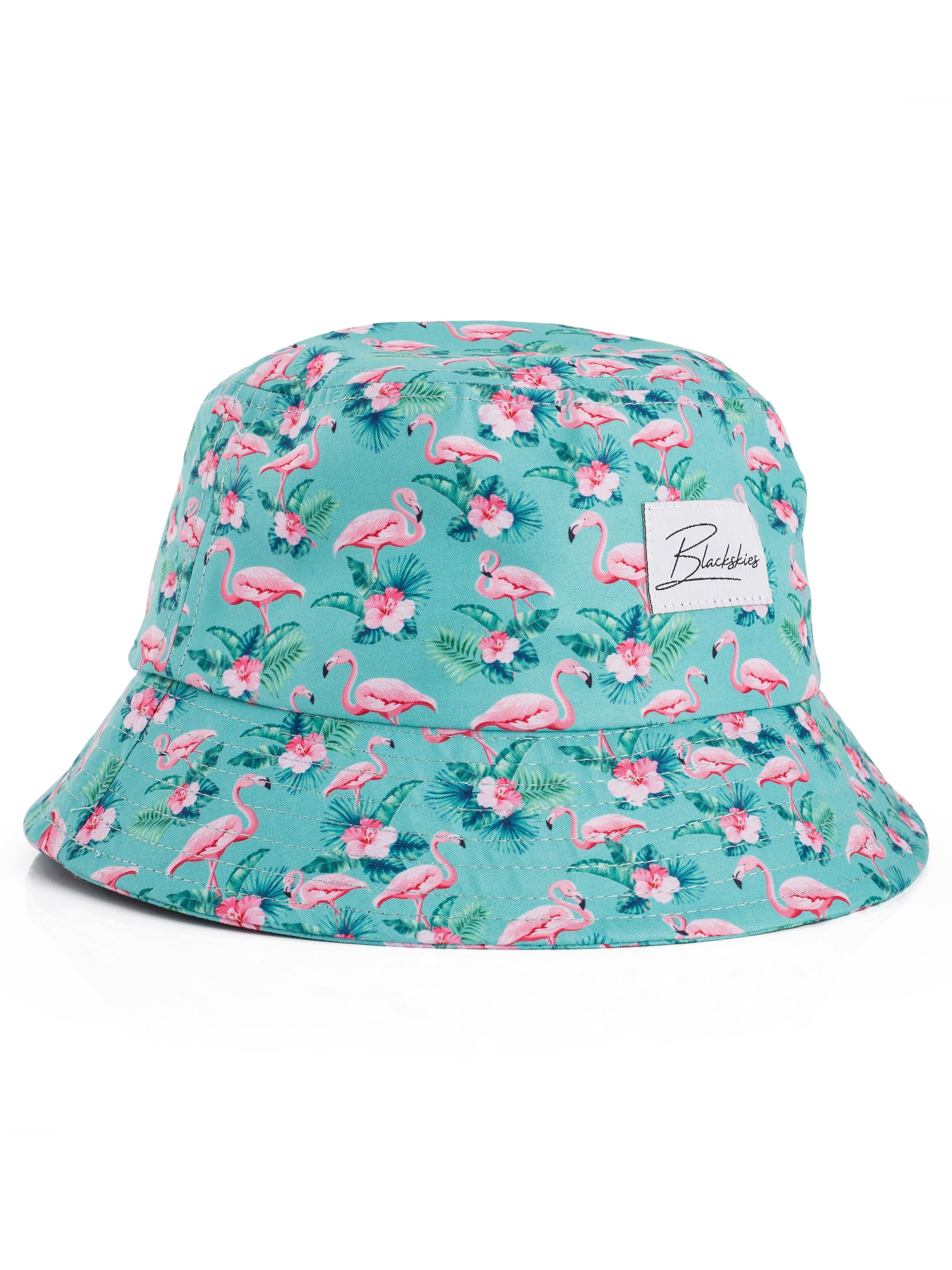 Blackskies Hat 'Tropical Flamingo Vol. II' in Blue