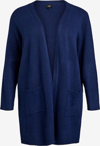 mėlyna Zizzi Kardiganas 'Casunny': priekis