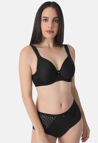 Invisible Soutien-gorge sassa en noir : devant