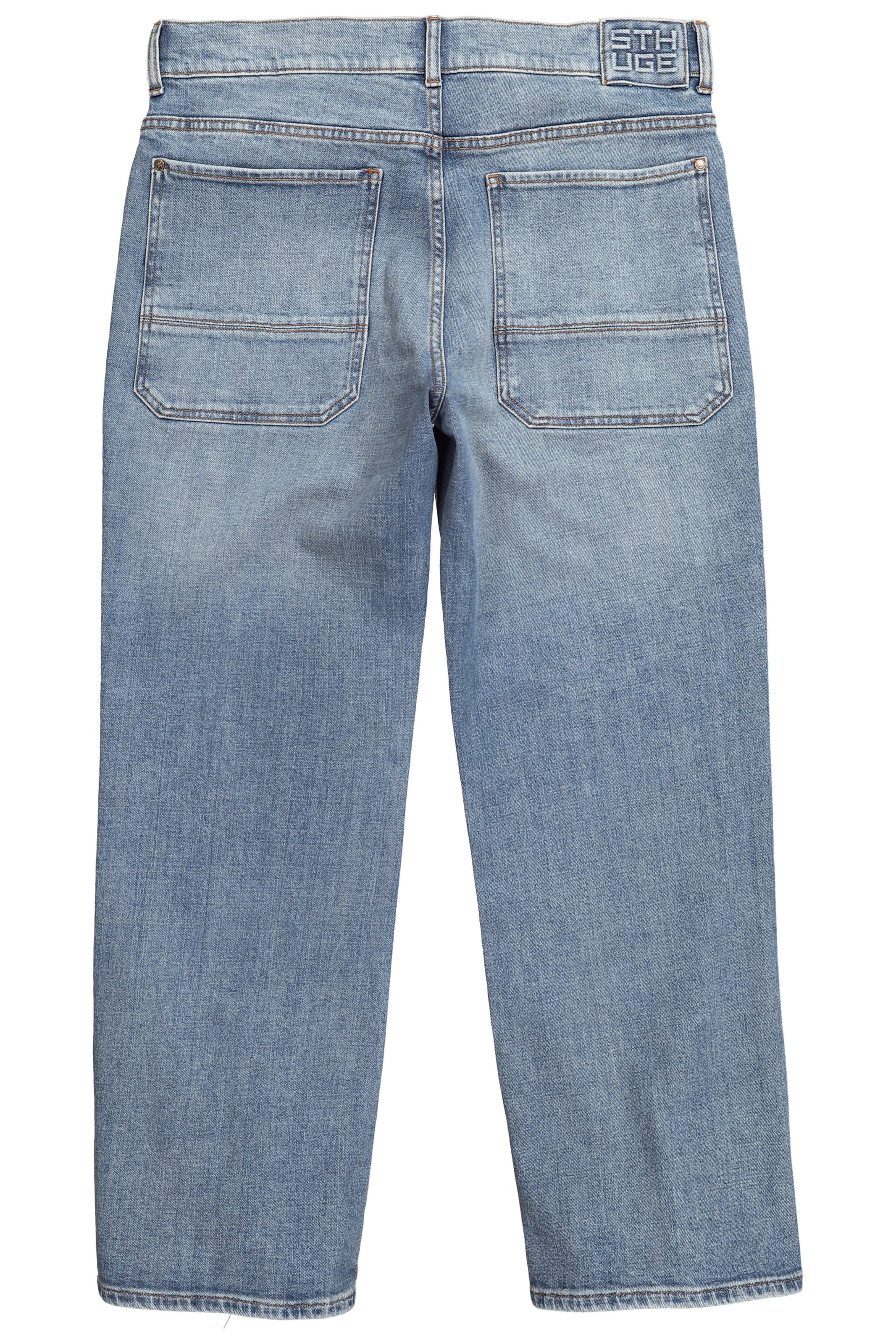 STHUGE Wide leg Jeans in Blauw