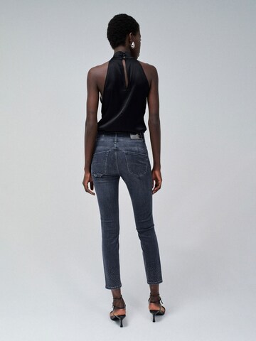 Salsa Jeans Skinny Jeans 'Secret' in Grijs