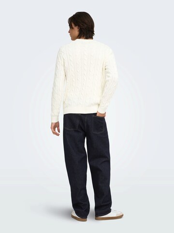 Only & Sons Loosefit Τζιν 'ONSFADE' σε μπλε