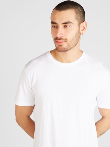 balta SELECTED HOMME Marškinėliai 'ASPEN'