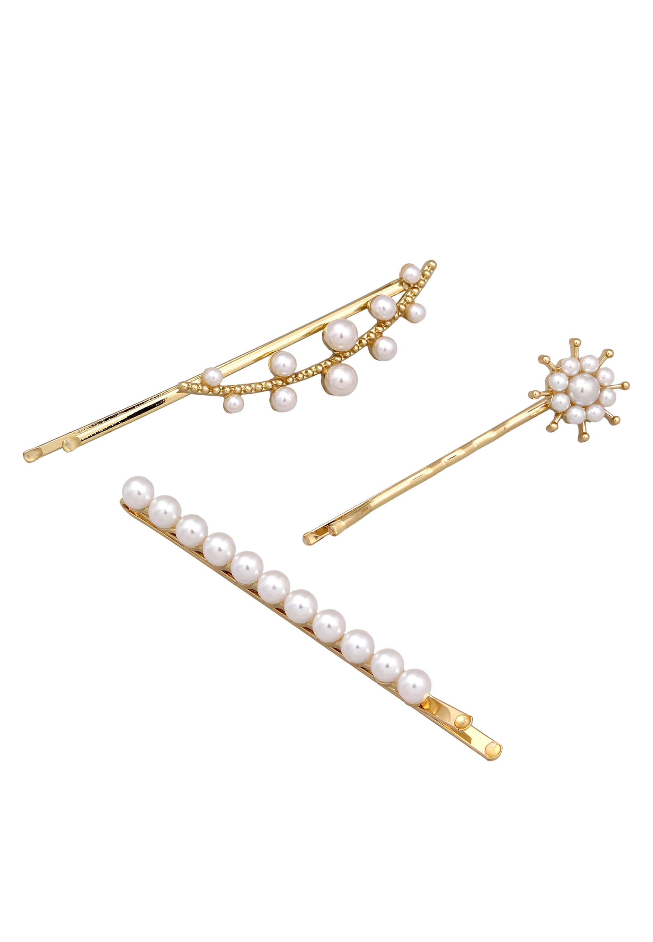 ELLI Dodatki za lase | zlata barva: sprednja stran