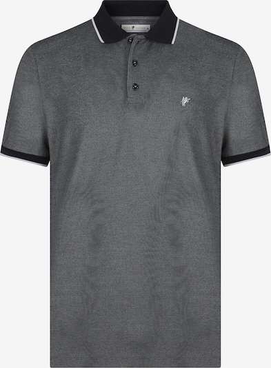 DENIM CULTURE Camisa 'TIAGO' em cinzento escuro / preto / branco, Vista do produto