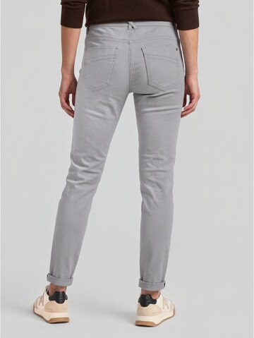TOM TAILOR Slimfit Hose in Grau