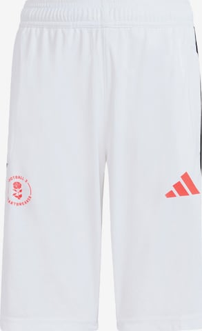 ADIDAS PERFORMANCE Regular Sportshorts 'Lamine Yamal' in Weiß: Vorderseite