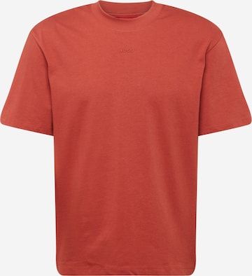 HUGO Red - Camiseta 'Dapolino' en rojo: frente