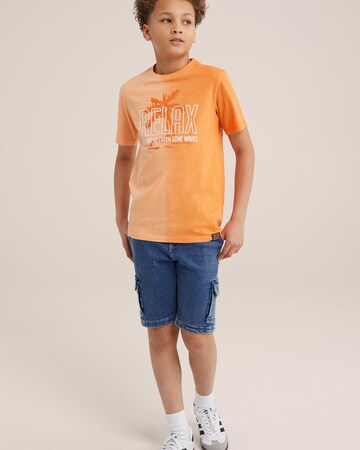 WE Fashion Shirt in Orange