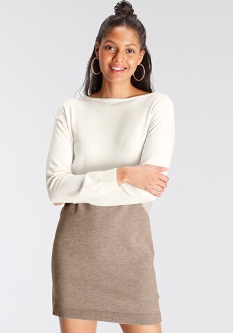 AJC Knitted dress in White