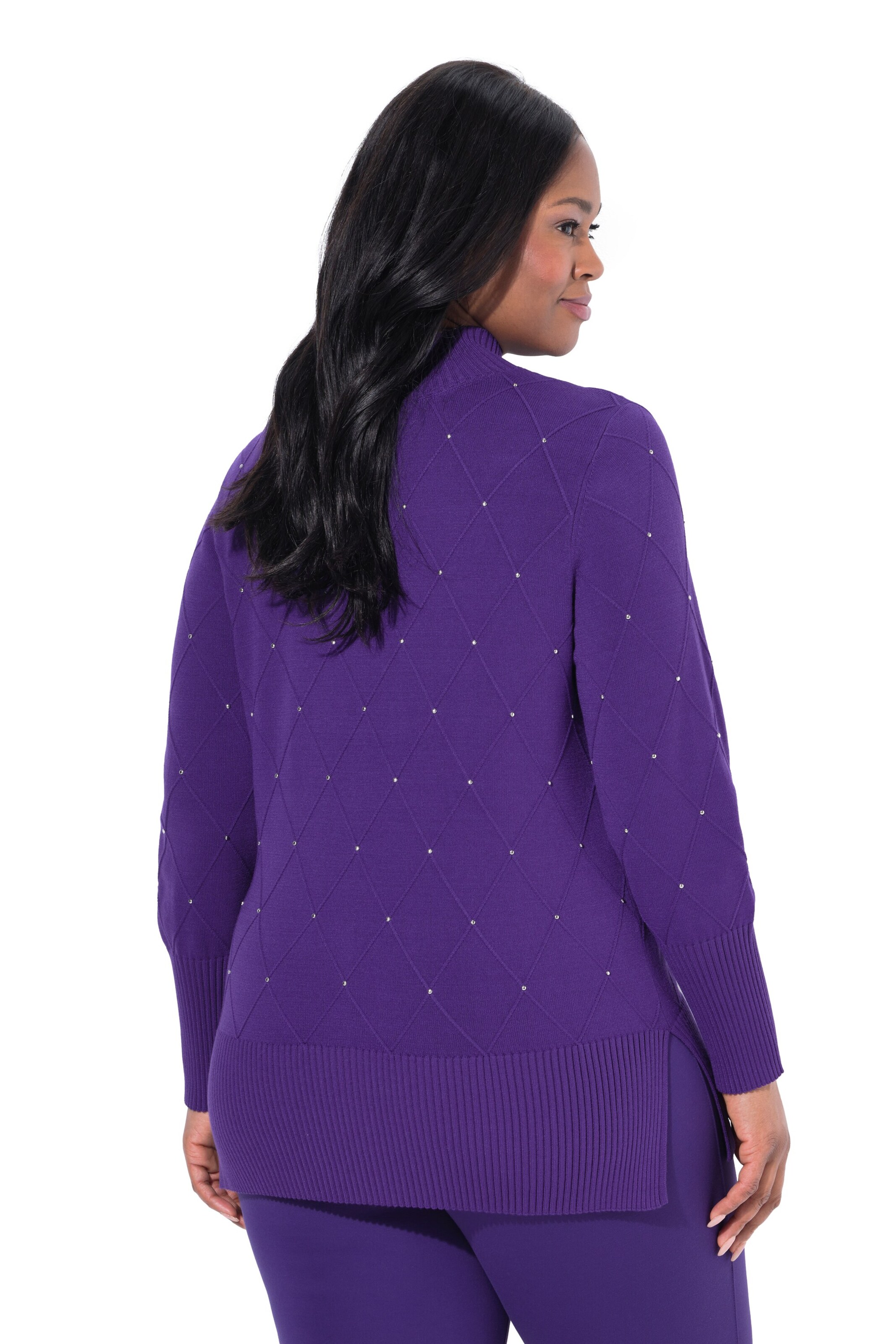 Ulla Popken Trui in Lila