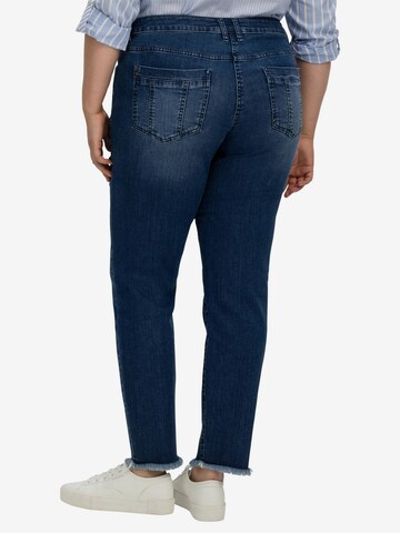 SHEEGO Skinny Jeans in Blau