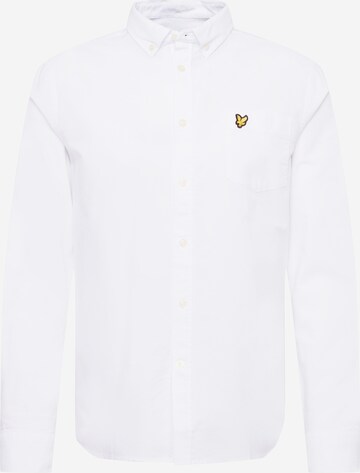 Coupe regular Chemise business Lyle & Scott en blanc : devant