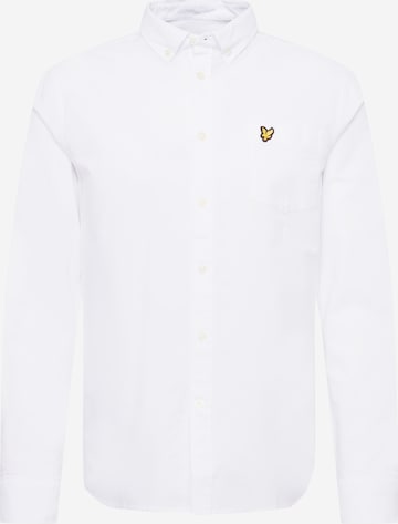 Lyle & Scott - Ajuste regular Camisa de negocios en blanco: frente