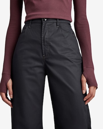 G-Star RAW Wide leg Broek in Zwart