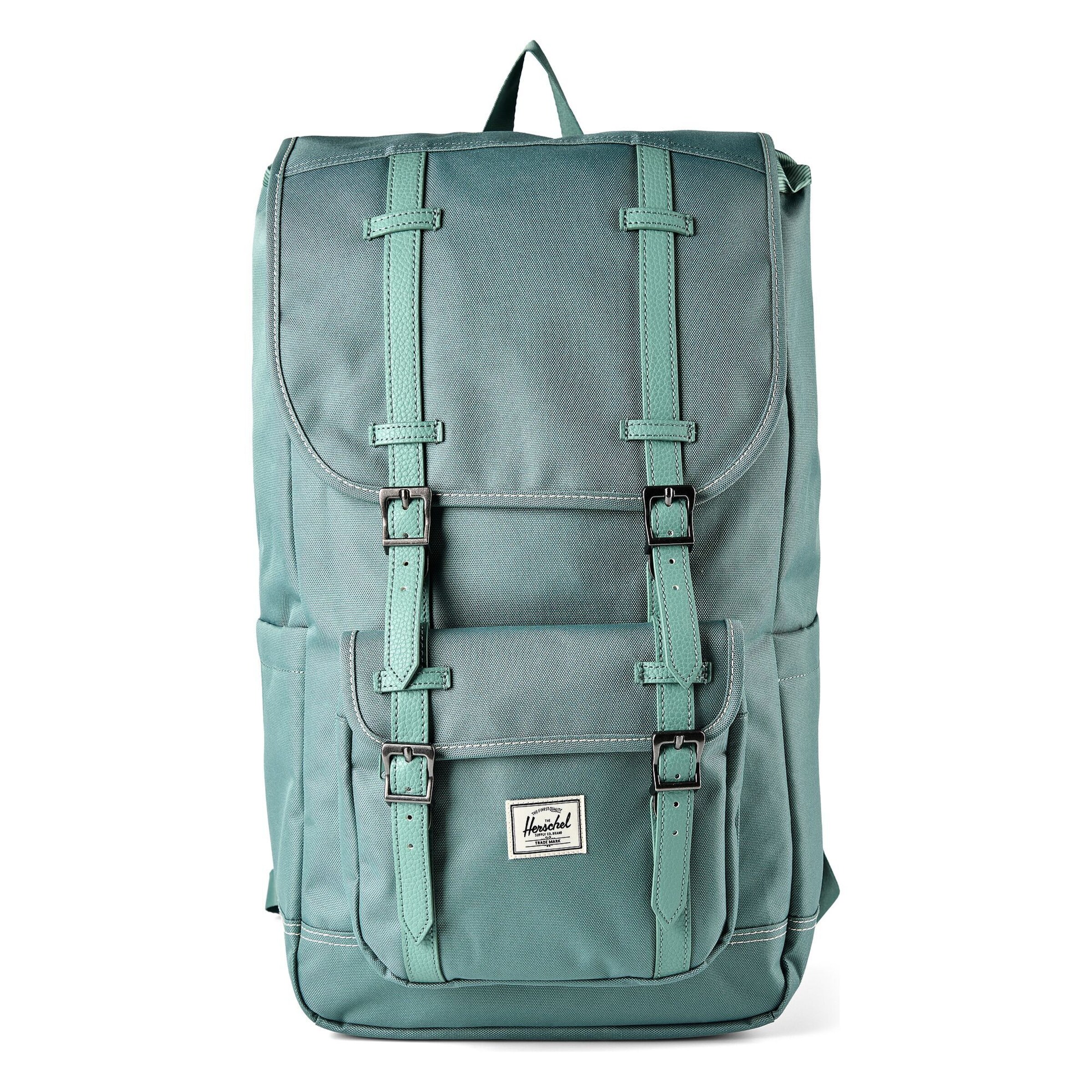 Zaino 'Little America' di Herschel in verde: frontale