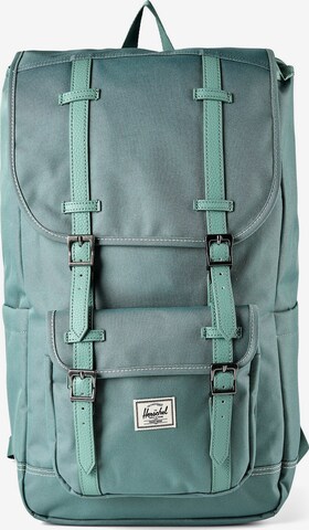 Zaino 'Little America' di Herschel in verde: frontale