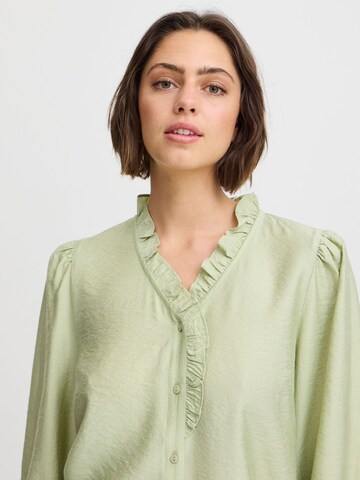 Camicia da donna 'Laya' di ICHI in verde