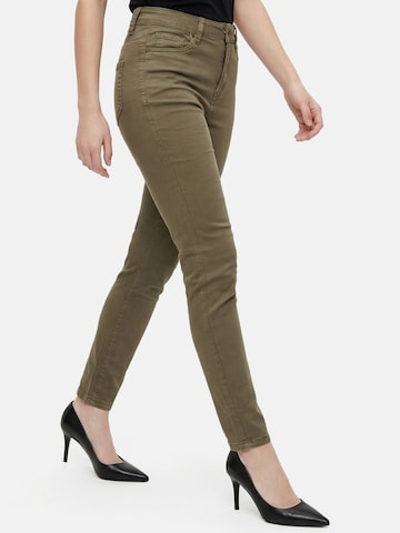 Skinny Jeans 'F138' di Tazzio in verde