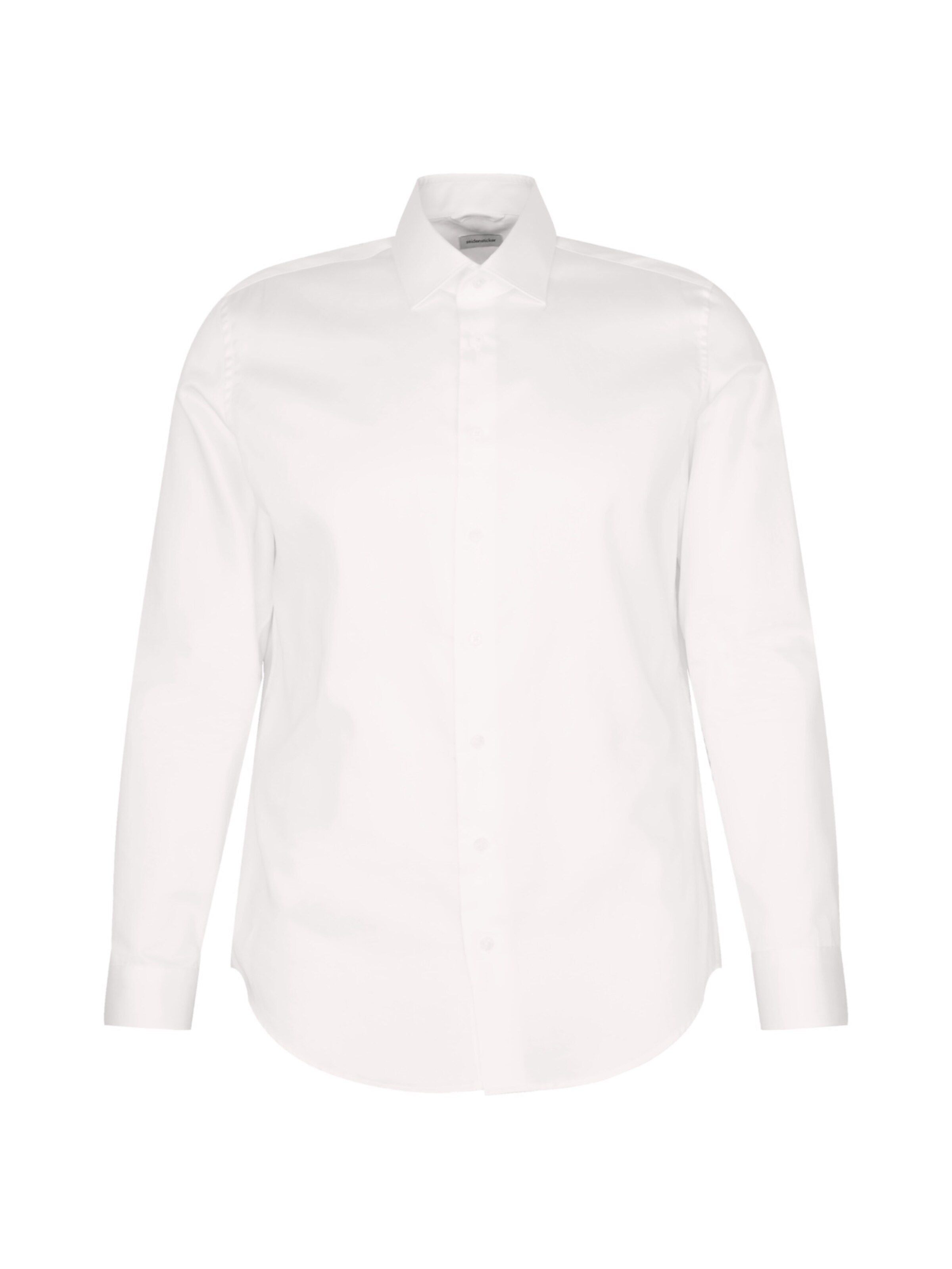 Coupe slim Chemise SEIDENSTICKER en blanc : devant