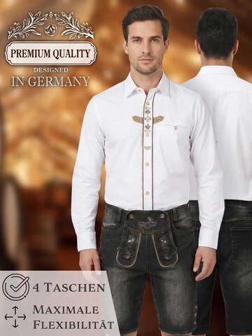 Steigenhöfer Regular Traditional Pants 'Jeans Leonard' in Black