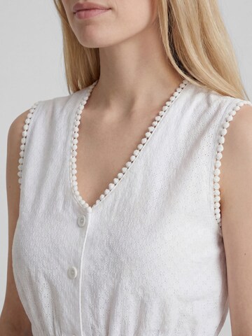 Blouse folklorique 'Kandis' SPIETH & WENSKY en blanc