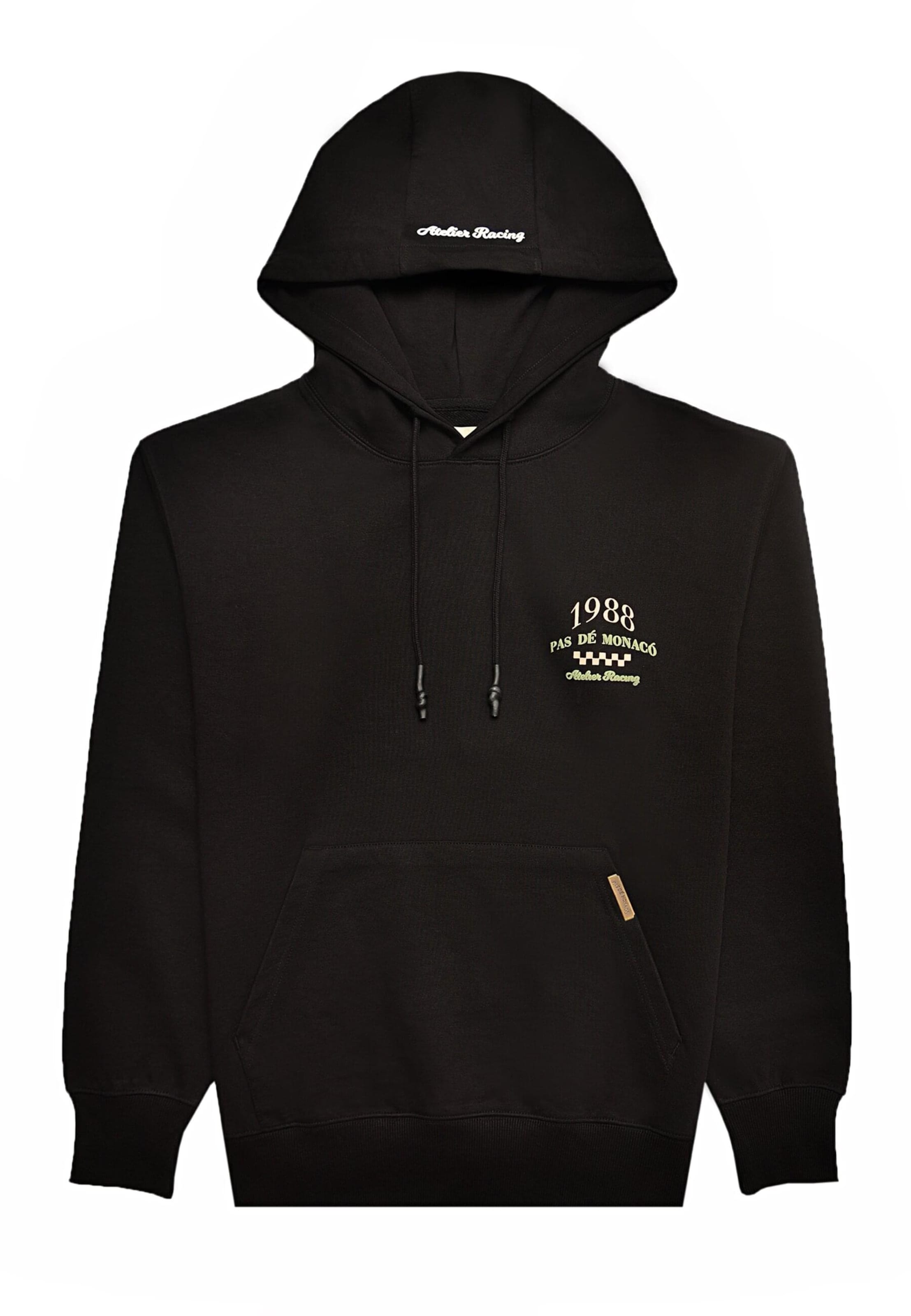 Pas De Monaco Sweatshirt 'Le Mans 88' in Schwarz: Vorderseite