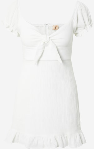 Love Triangle Kleid 'SWEET SENSATION' in Wit: voorkant