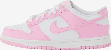 Nike Sportswear - Sapatilhas 'Dunk Low' em branco: frente