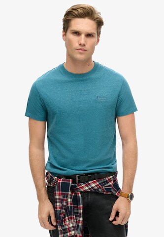 Maglietta 'ESSENTIAL' di Superdry in blu: frontale