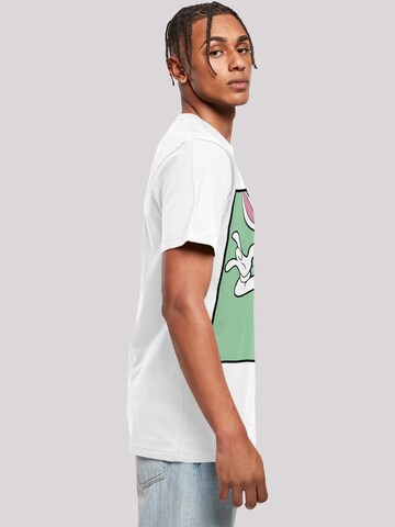 T-Shirt 'Looney Tunes Bugs Bunny' F4NT4STIC en blanc