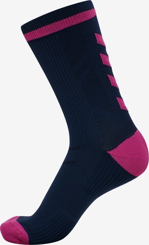 Hummel Athletic Socks in Blue: front