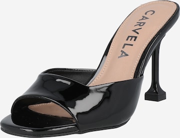 Mule Carvela by Kurt Geiger en noir : devant