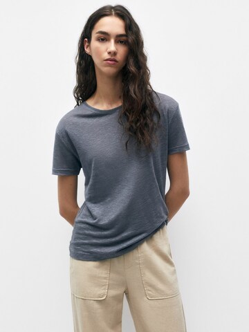 Pull&Bear Shirt in Grijs: voorkant