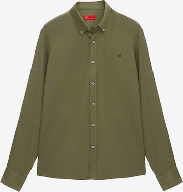 D’S Damat Button Up Shirt in Green: front