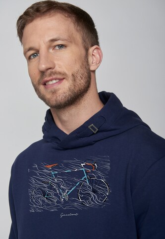 GREENBOMB Sweatshirt 'Bike Storm' in Blue