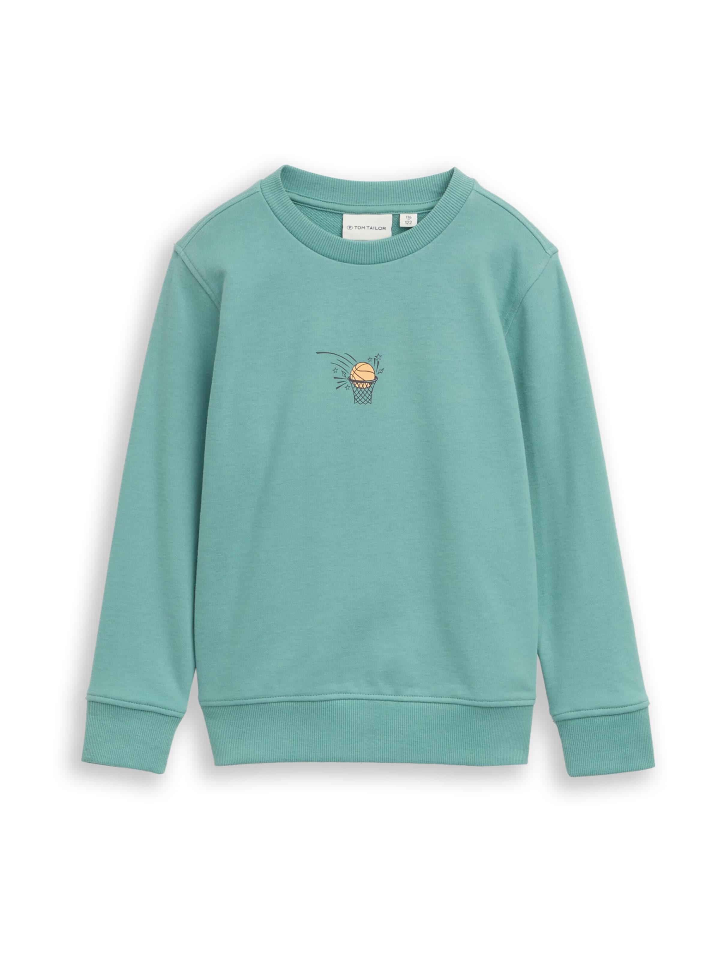 TOM TAILOR - Sudadera en verde: frente