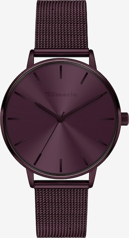 Montre à affichage analogique TAMARIS en violet : devant