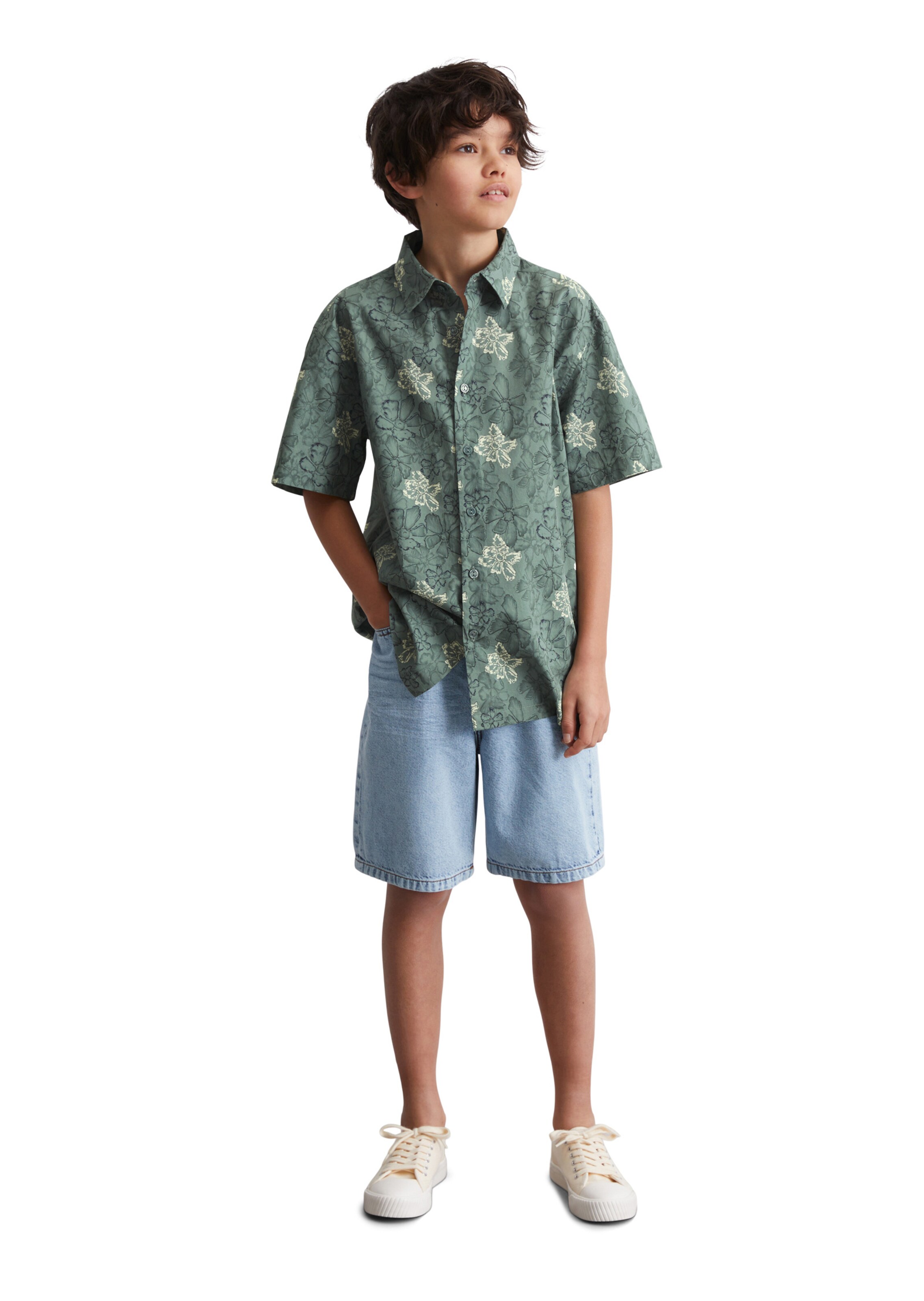 Marc O'Polo Regular Fit Hemd in Grün